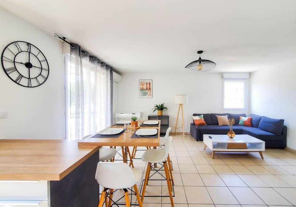 *Le Carpe Diem, Appartement 2 Chambres, Piscine, 2 Parking, Clim* Montpellier Exterior photo